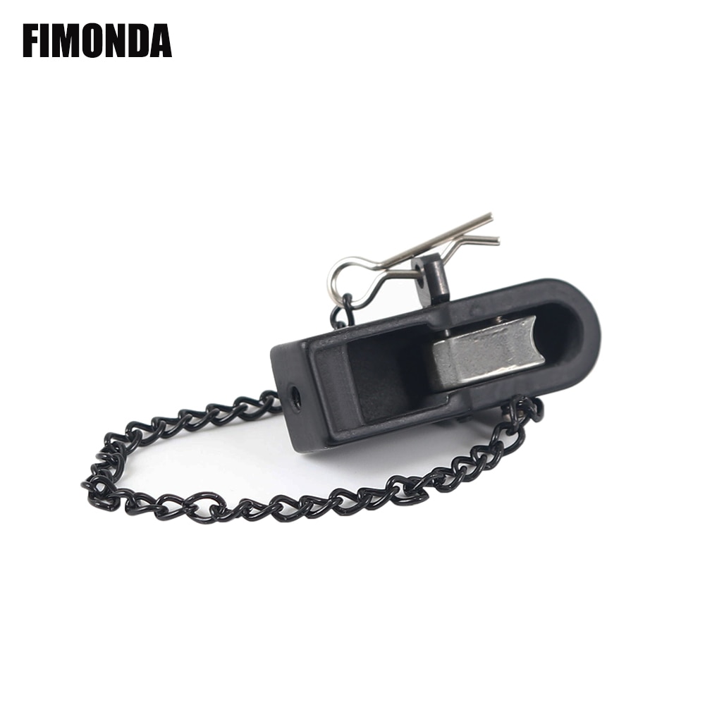 FIMONDA Metal Adjustable Trailer Hitch Mount for 1/10 RC Crawler Traxxas TRX4 Axial SCX10 90046 Redcat GEN 8 Scout II CC01 TF2