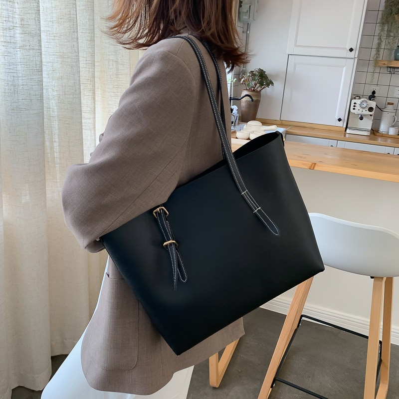 Womens Bag Women's PU Leather Handbags Luxury Lady Hand Bags Purse Pocket Women Composite BagTote Sac Bols