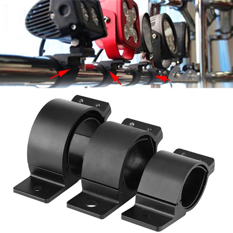 FÜHRTE Arbeit Licht Horizontale Bar Rohr Lampe Halfter Halterung für Offroad Auto SUV Lkw Stier Bar Dach Gestell rollen KäFeige Montage Klemmen