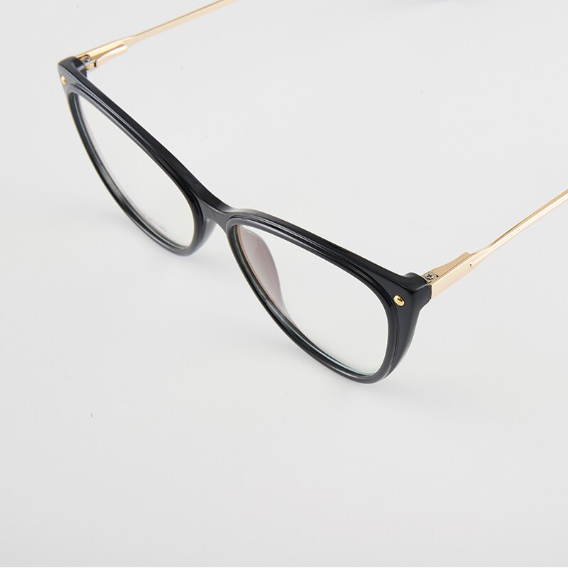 Monturas de gafas transparentes con luz azul para mujer, lentes de estilo de ojo de gato rojo, gafas graduadas con montura para ordenador
