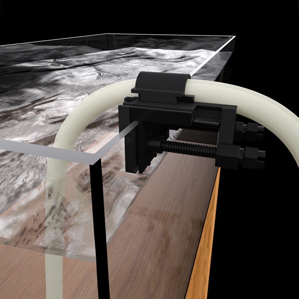 Portable Aquarium Tank Freshwater Fish Lily Pipe Fixture Easy Install Inflow Outflow Universal Fixing Tube Holder Water Hose DIY