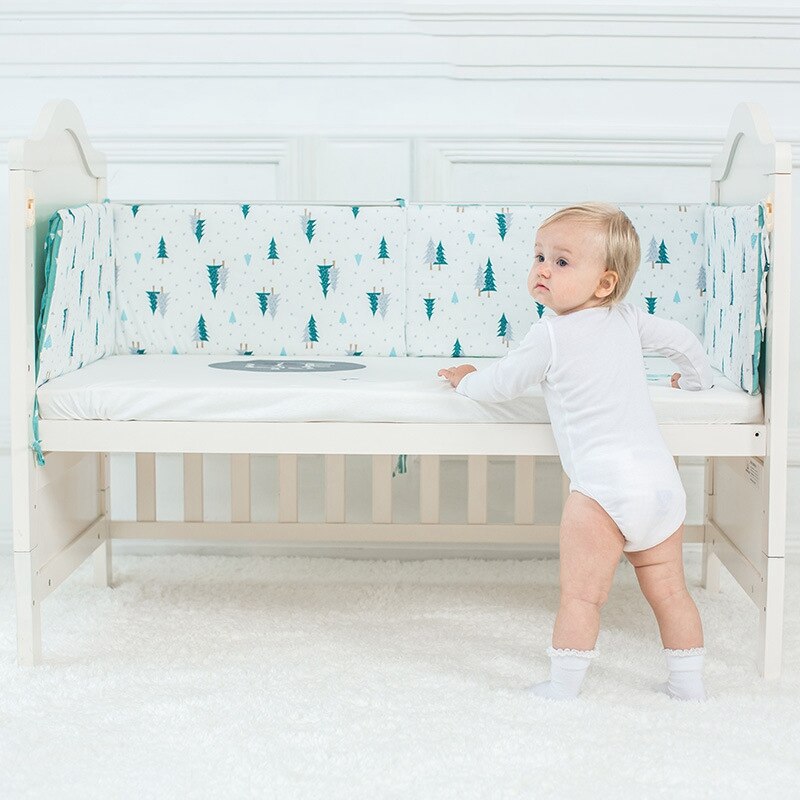 Baby Krippe Stoßfänger Bett Stoßstange Kissen Kissen Baby Bett Protector Baby Cot Rand Room Decor Bett Zaun