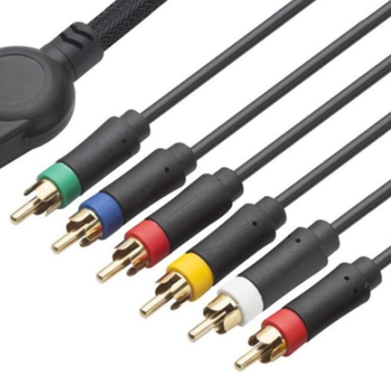 Component av kabel høj opløsning hdtv komponent rca audio video kabel kompatibel med til  ps3 ps2 spillekonsol