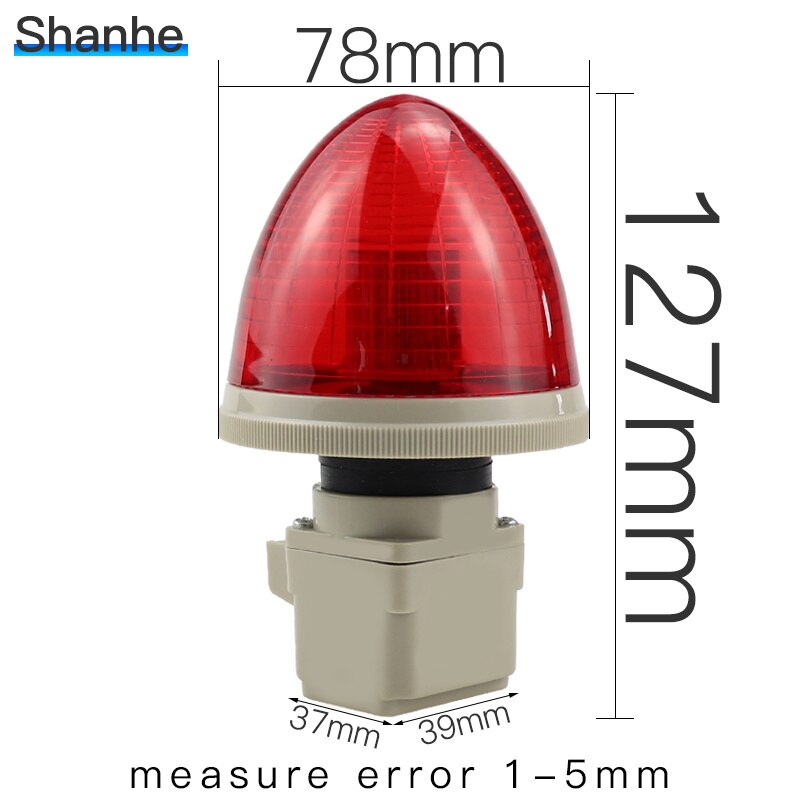 Voyant d'avertissement de type pêche petit signal lumineux LED indicateur de sécurité 12V 24V 110V 220V équipement de machine-outil voyant d'avertissement