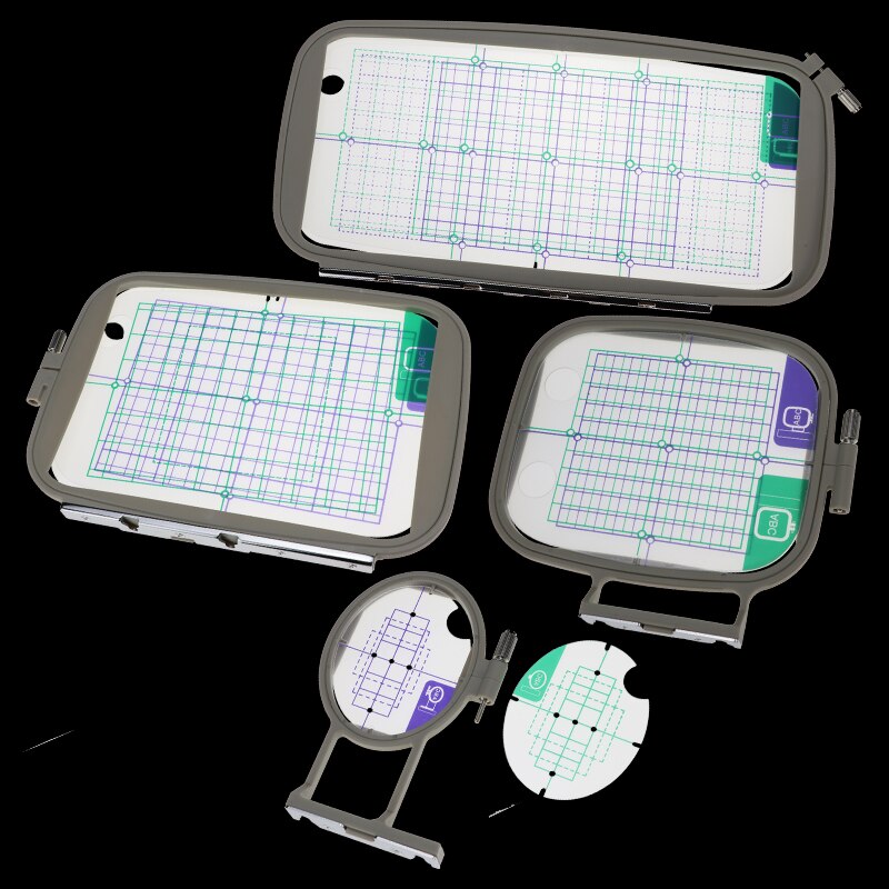 Indenlandske sydele broderiramme sæt syramme til broder pe -750d pe -7701200 1250d stk -6500 pc-8200 pc-8500