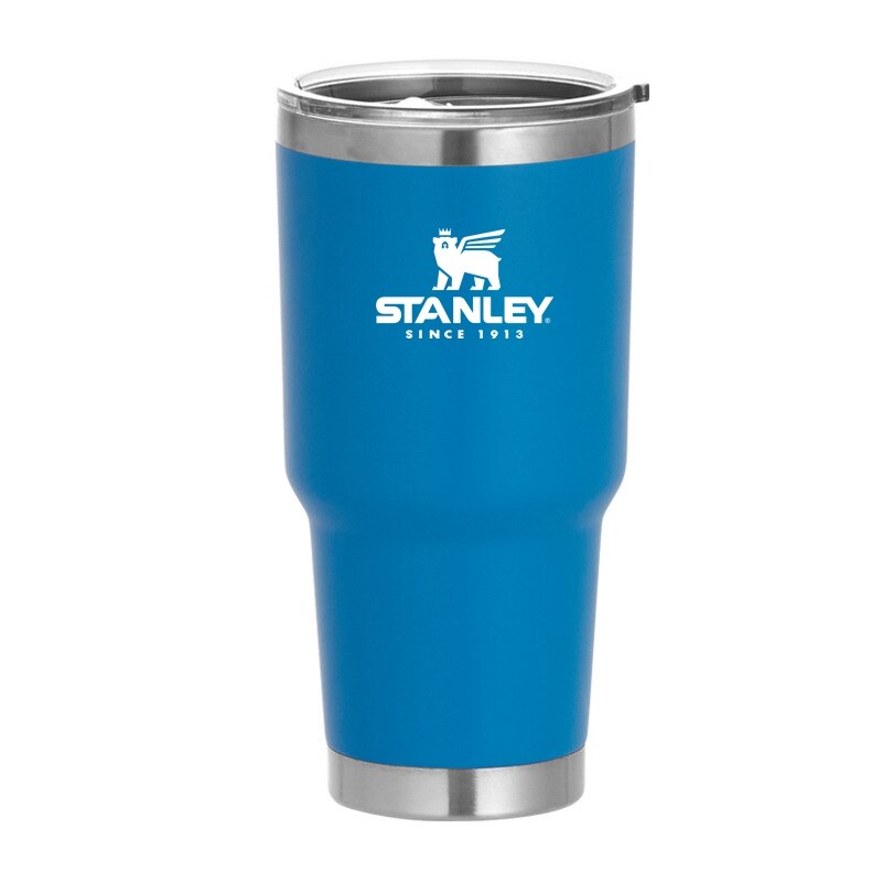 30oz copos de aço inoxidável copo stanley termos parede dupla vácuo copo manter vasos frios viagem copo garrafa água garrafa térmica: B8