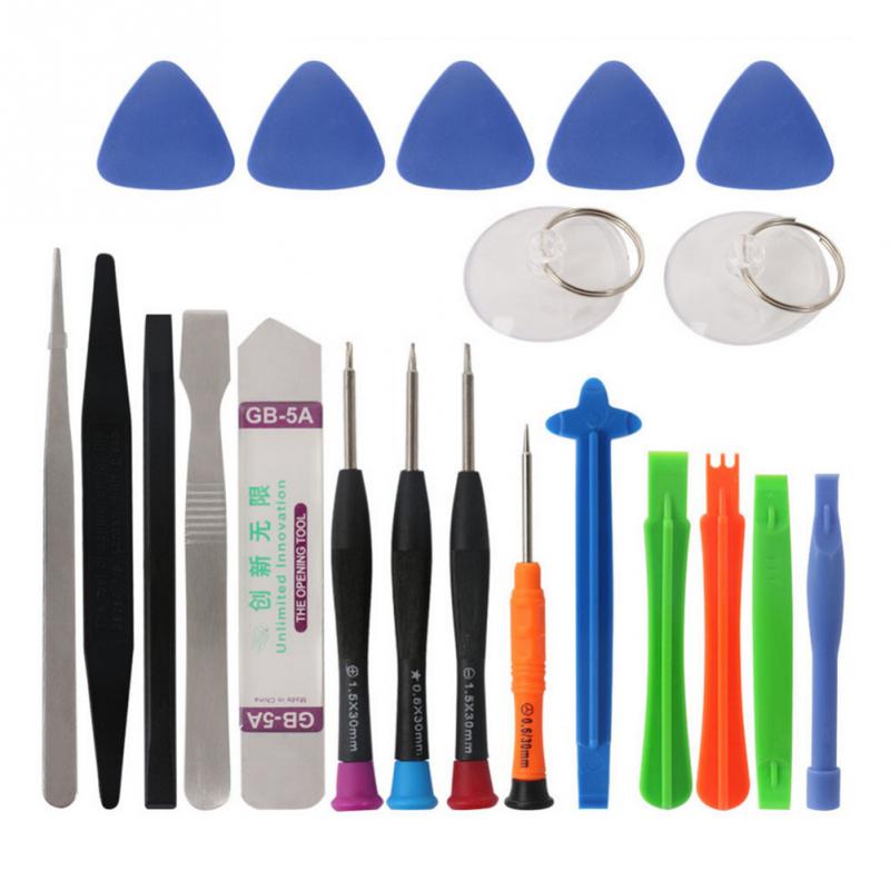 Mobiele Telefoon Reparatie Set Hand Demontage Schroevendraaiers Screen Opening Tang Zuignap Smartphone Repareren Tool Set