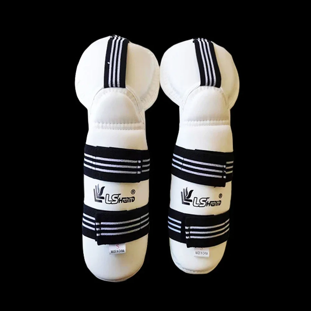 1 Juego de guantes de cuero para pies de Taekwondo, Protector de tobillo para Karate, boxeo, artes marciales, calcetín, entrenamiento, equipo de Protección deportiva: Azul cielo