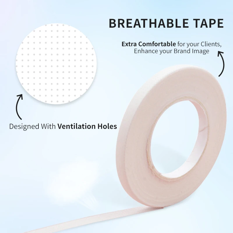 Cinta de microporos para maquillaje de pestañas, suministros de extensión de pestañas, accesorios, cinta de microporos para cilios, 5/10 piezas