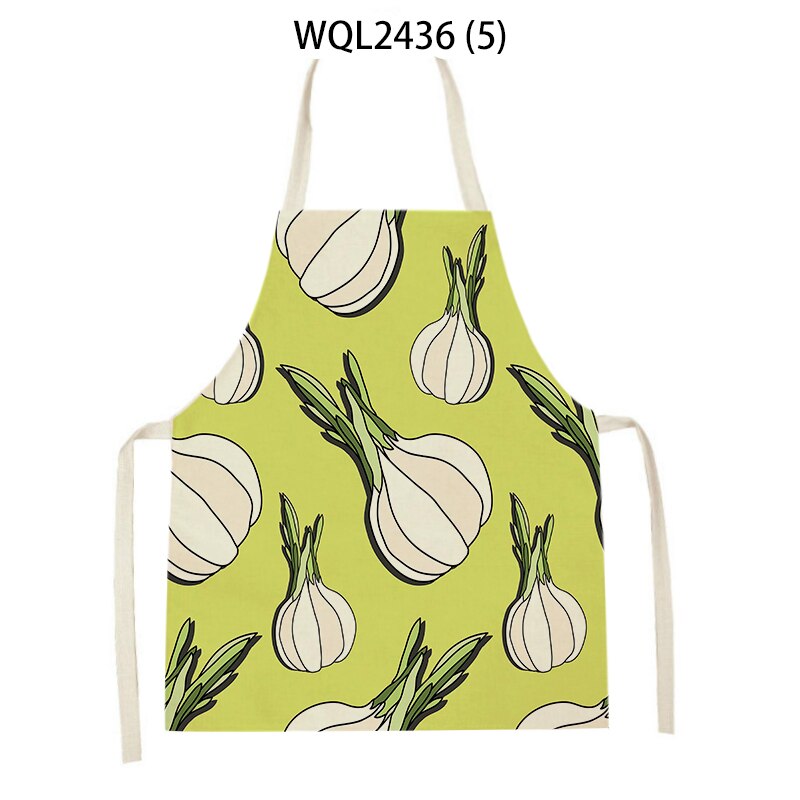 Fresh Vegetables Tomatoes Carrots Adult Kids Bib Family Cooking Bakery Shop Cleaning Apron Kitchen Accessories 68*55 Cm Delantal: 38x47cm Kid Size / WQL2436-5