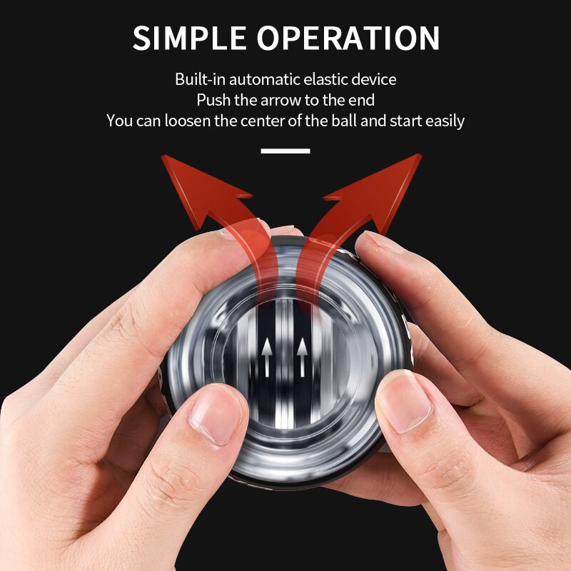 LED Gyroscopic Powerball Wrist Power Arm Hand Grip Muscle Force Trainer Home Gym Fitness Equipment Gyroscope Spinner Balls