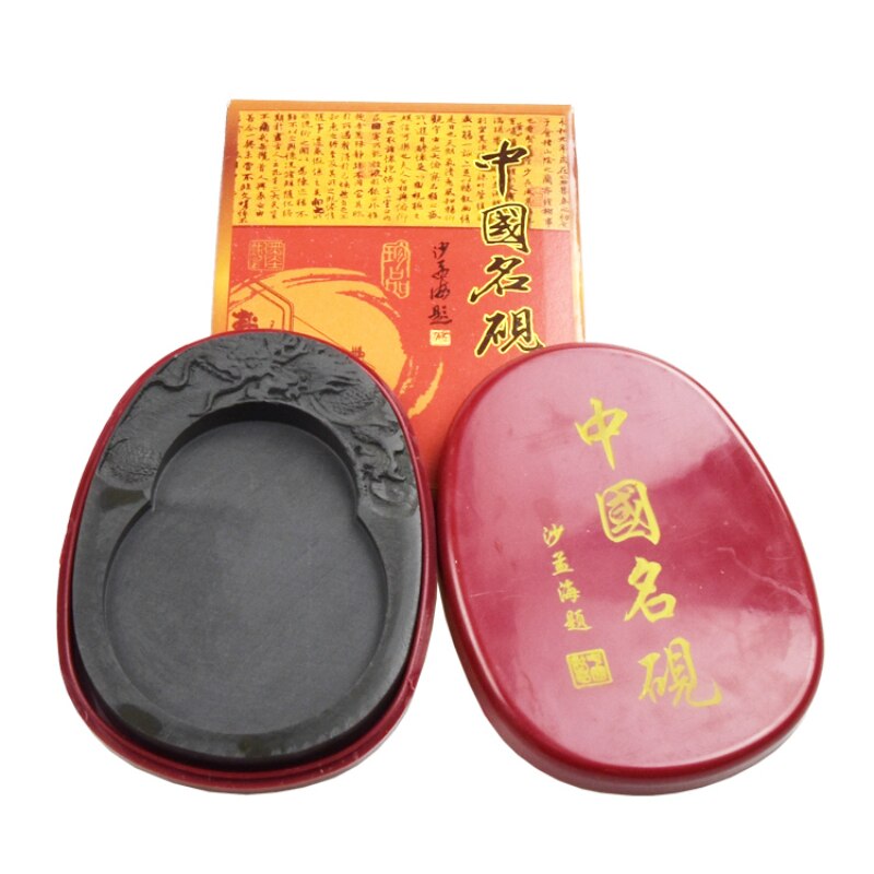 Natural Rock Inkstone 5-8 Inches Ink Grinding Plate Traditional Chinese Painting Inkslab Writing Calligraphie Learning Ink Stone