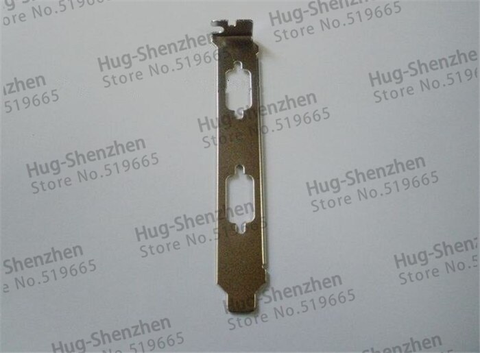 DUAL DB9 Com Serial Port Full Profile Bracket for PCI/PCI-E 50pcs/lot