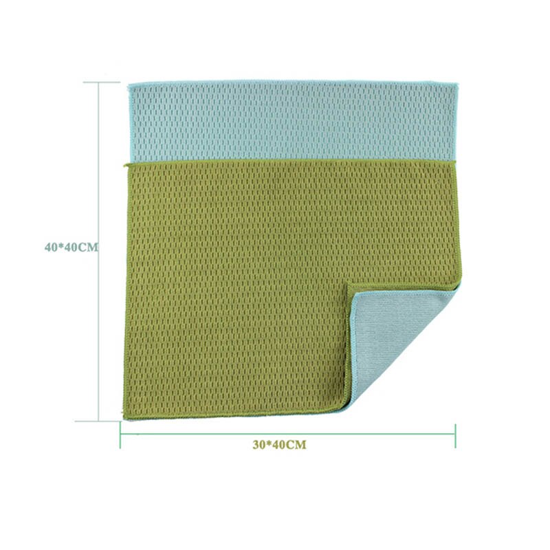 Easy Cleaning Microfibre Cleaning Cloth Portable Thicker Kitchen Towel Wipes Table Window Tools 1 PC Super Absorbent