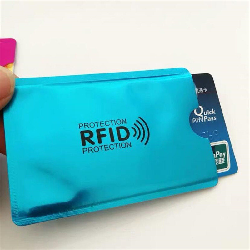 10 Stuks Aluminium Anti Rfid Kaarthouder Nfc Blokkering Lezer Lock Id Bankkaart Houder Case Bescherming Metalen Creditcard Case