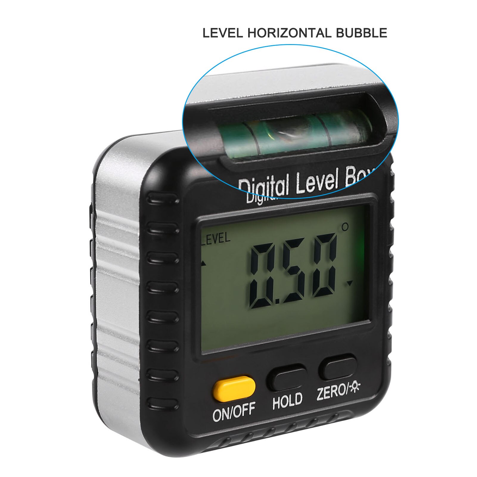 360 Degree Mini Digital Protractor Inclinometer Electronic Level Box Digital Angle Finder LCD Display for Construction Carpenter