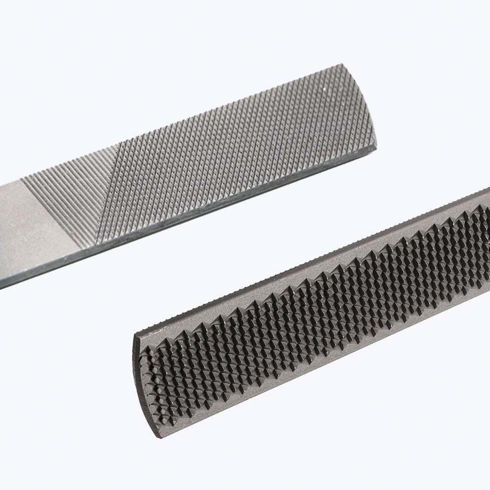 1Pcs 200mm 4 in 1 Wood File Carbon Steel Rasp File Flat Half Round File Woodworking Abrasive Tool