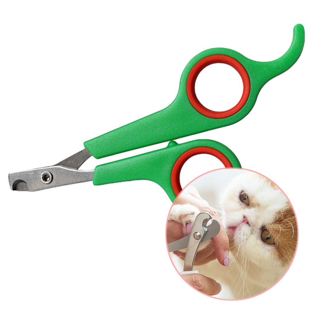 1 ud., cortaúñas para mascotas de , suministros para gatos y perros, cortaúñas, cortaúñas para mascotas, garra, tijeras de aseo: green