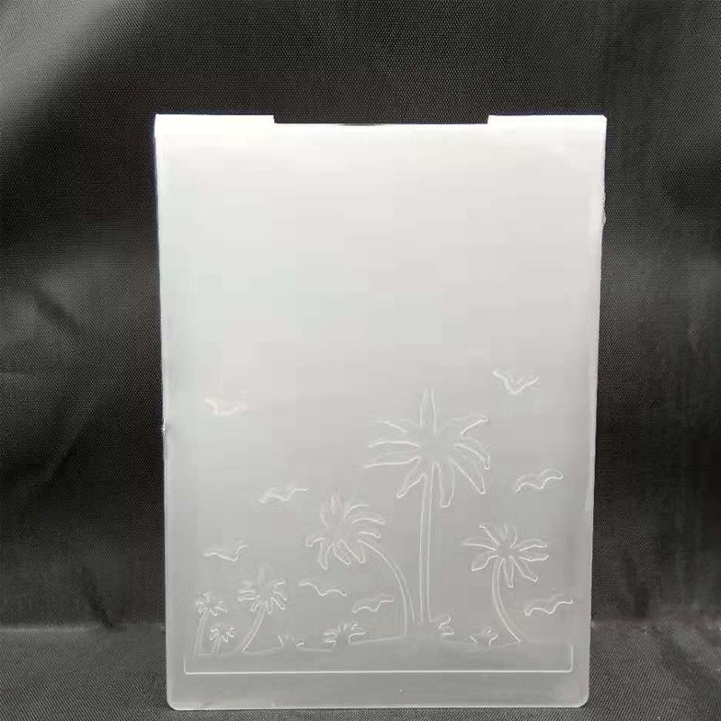 ZATWBS Beautiful nature Embossing plates DIY Paper Cutting Dies Scrapbooking Plastic Embossing Folder: 055