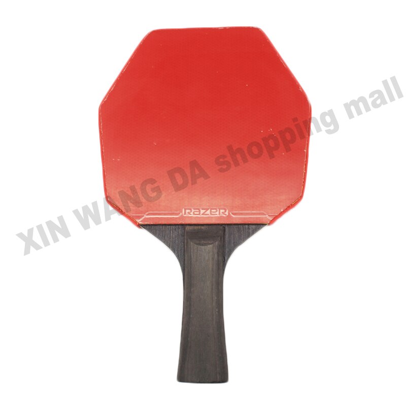 OEM finished racket Horizontal Grip Cybershape Shakehand Paddles Table Tennis Blade Offensive Curve Table Tennis Racket: wood FL