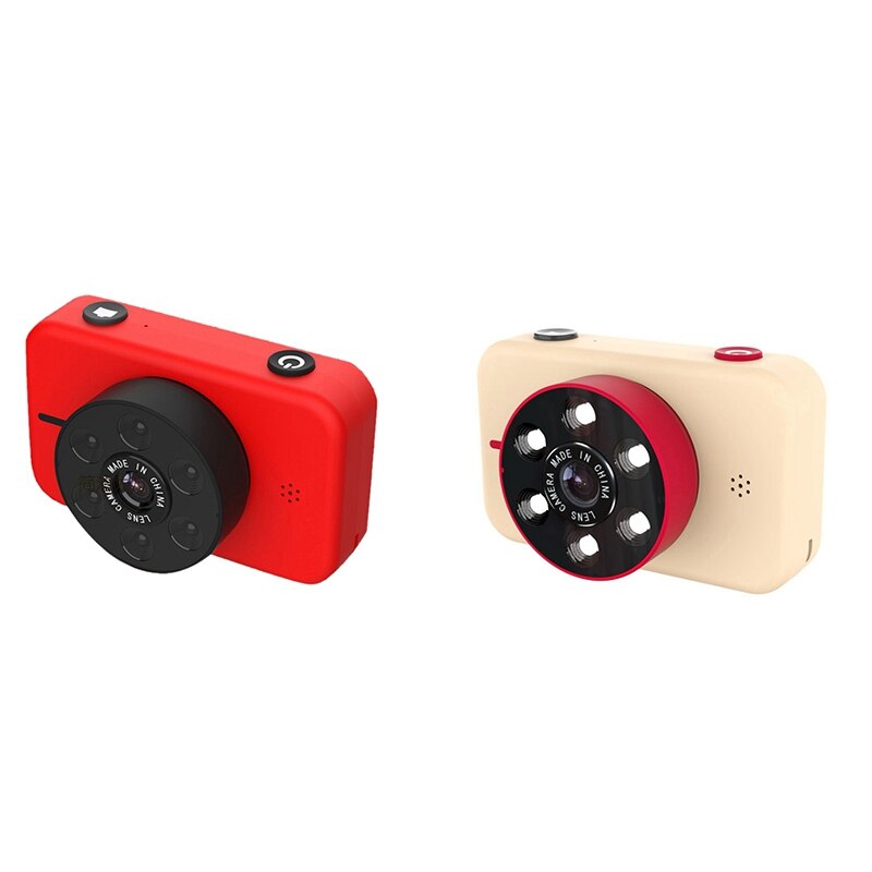 Kids Camera 4K Hd Mini Kinderen Camera 1.3 Miljoen Pixel Smart Focus Kinderen Digitale Camera