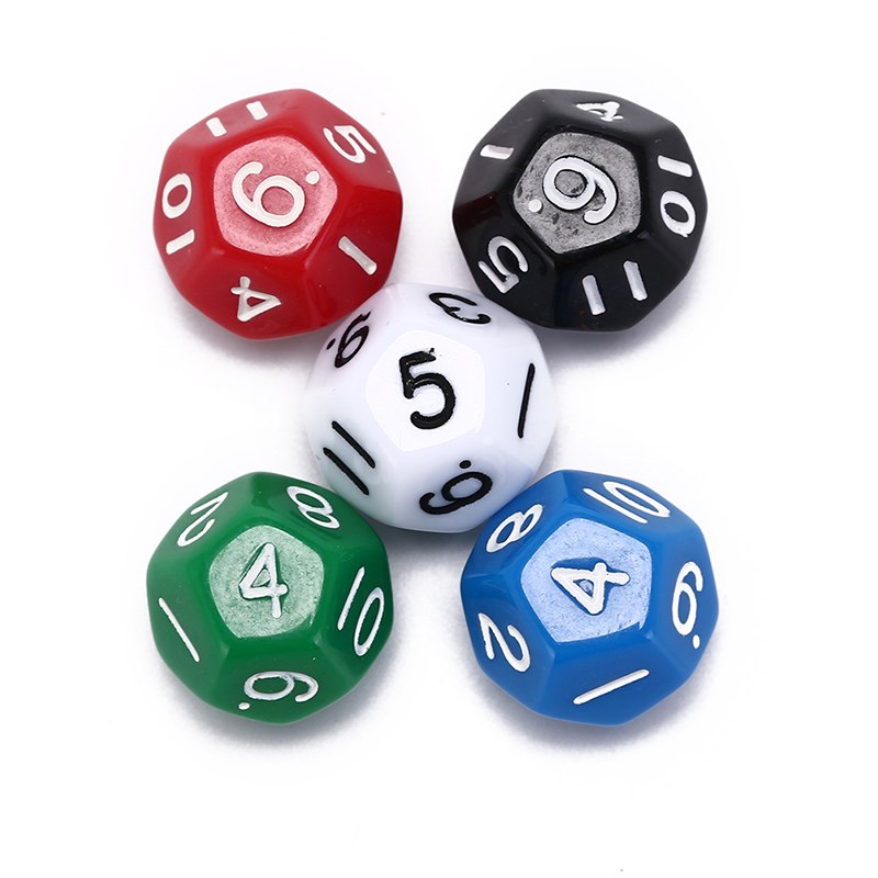 1Pc 25g Gambling Tool 12 sided dice 12 face dice dnd game D12 dice Bar Party Accessories
