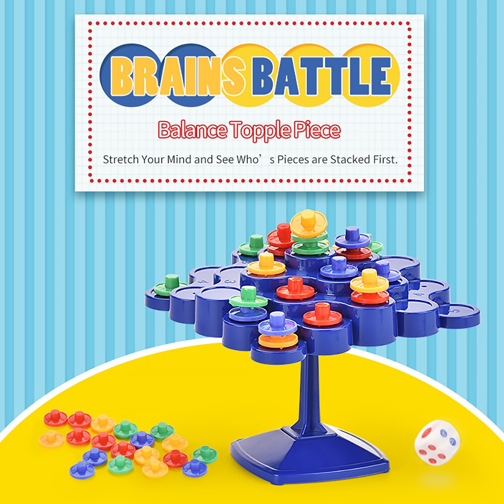 Board Game Novelty Balance Turntable Stacking Board For Parent-Child Activity Boosting Kids IQ Children Toy Educational Games