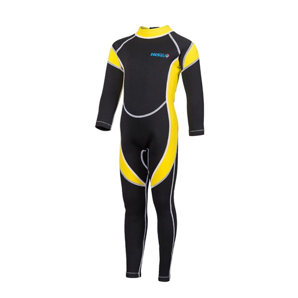 Surfing Rash Outdoor Kids Neoprene Diving Wetsuits Children One Pieces Colors Patckwork Long Sleeve Swimwear Diving Suits: Y / 6