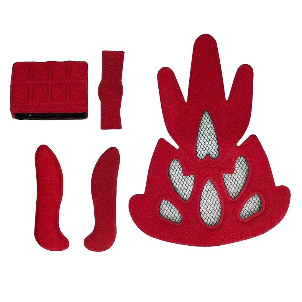 premio Casco Imbottitura kit Casco Della Bici pastiglie di Ricambio Universale Della Bicicletta della Gomma Piuma di EVA pad Cuscino: linea Pads