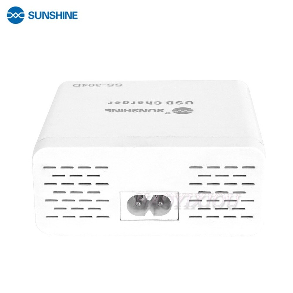 SUNSHINE SS-304D – chargeur intelligent USB 6 ports, prise en charge de la recharge sans fil avec écran LCD pour téléphone portable, outils de réparation
