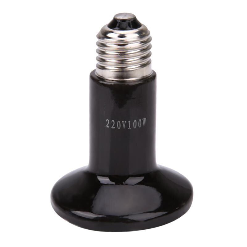 Pet Heating Bulb 220V Infrared Ceramic Heat Emitter Light Bulb for Reptile Pet Brooder Amphibians Chickens Lamp