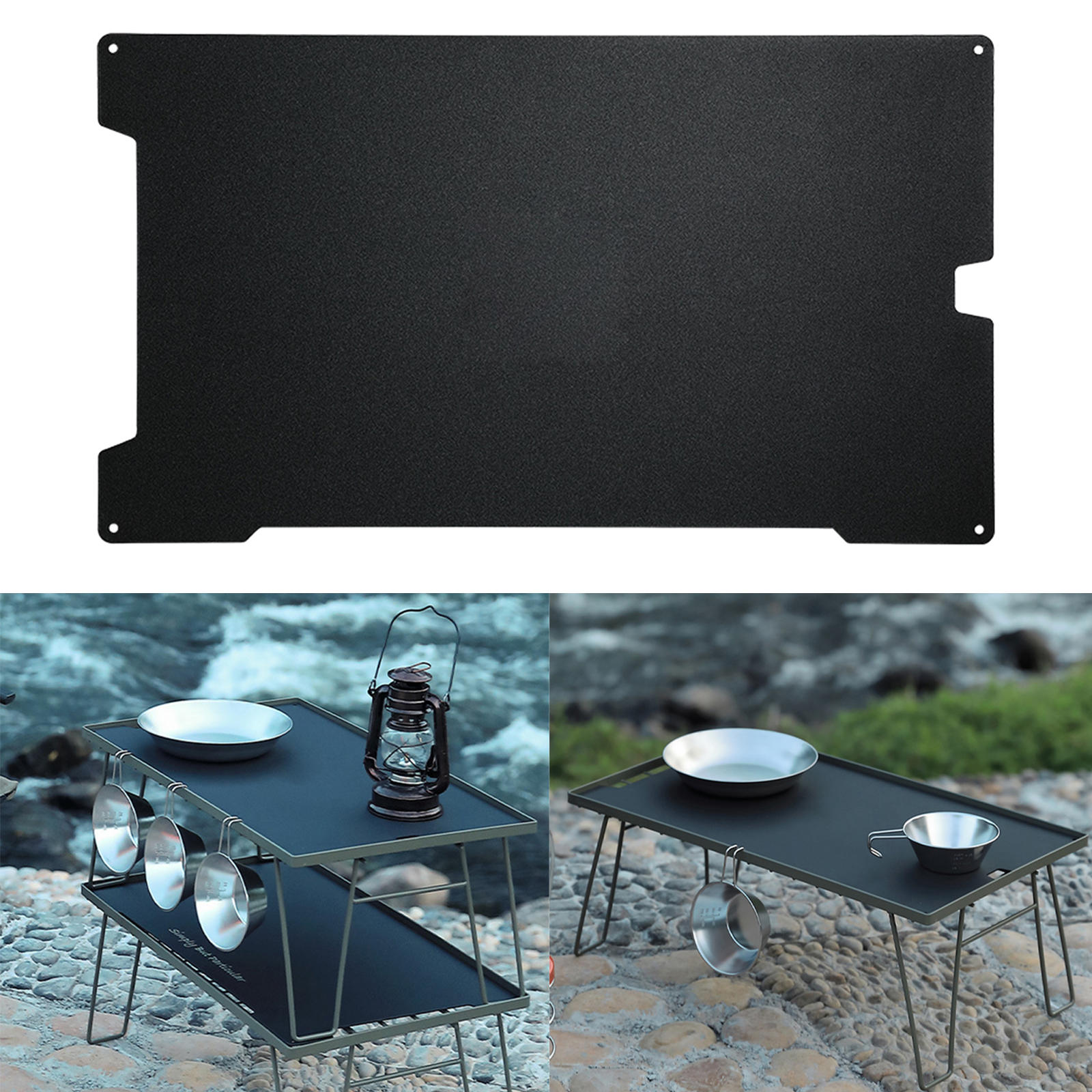Aluminum Alloy Rectangle Roof Panel Multi-purpose Table Accessories Auxiliary Tray Support