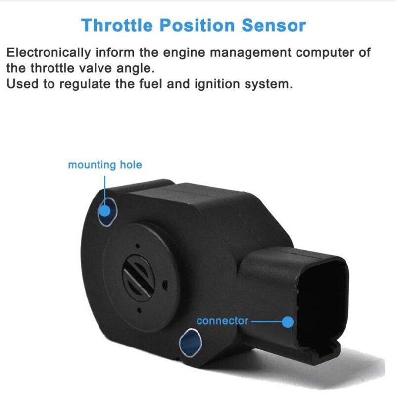 Throttle Position Sensor TPS APPS Replacement for 1998-2004 Dodge Ram Cummins Engine Replaces 53031575 53031576