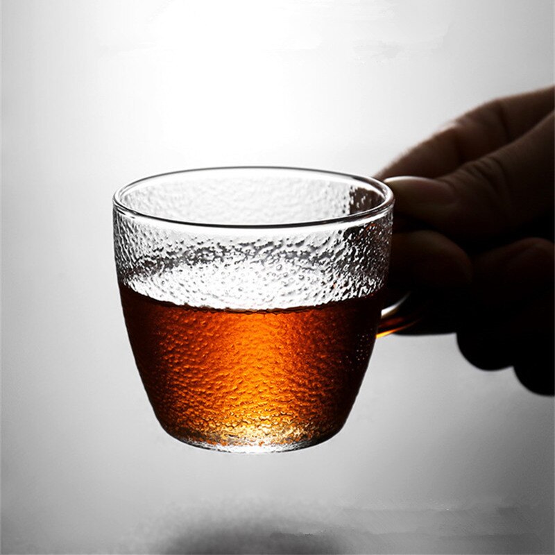 Te kaffemugg värmebeständig hammare snapsglas kaffekoppsset handgjord ölmugg teglas whiskyglasmuggar drinkware