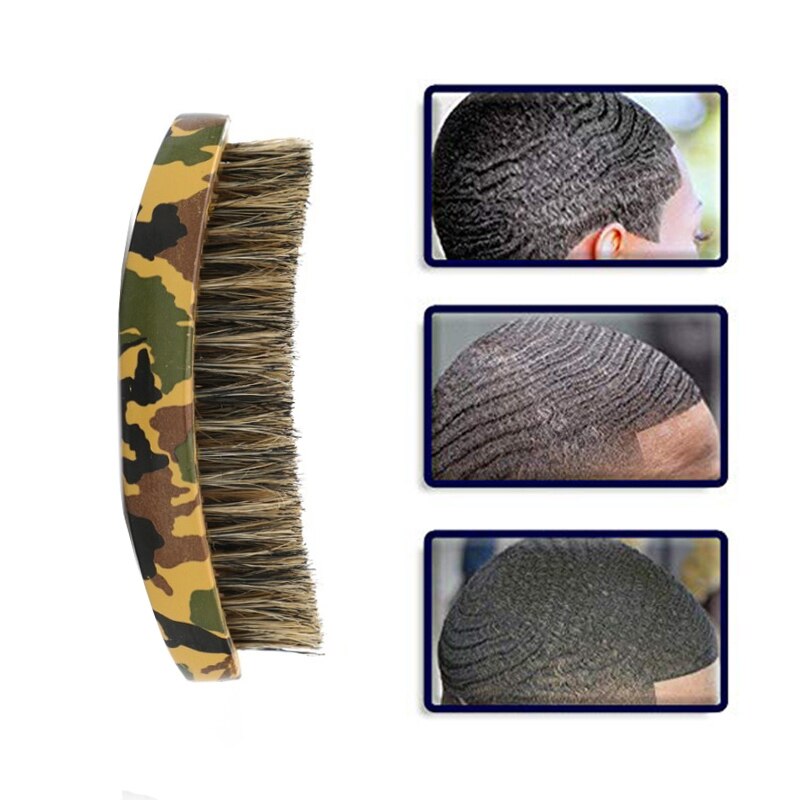 Borstel Mannen Scheerkwast Varkenshaar Natuurlijke Hout Baard Borstel Ic Golf Borstel