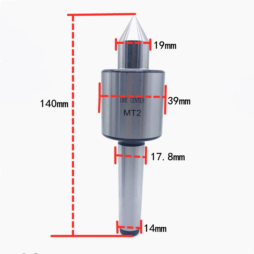 MT1 MT2 MT3 Precisie Staal Roterende Center Draaibank Beweegbare Center Cone Cutter Roterende Freesmachine Accessoires