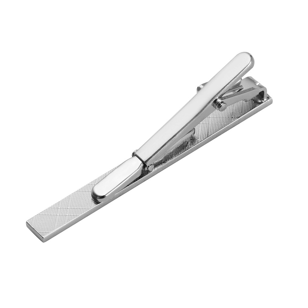 Men's Tie Clip Formal Stainless Steel Slim Tie Clasp Bar Pin Business Casual Style Clips For Men Boy Male