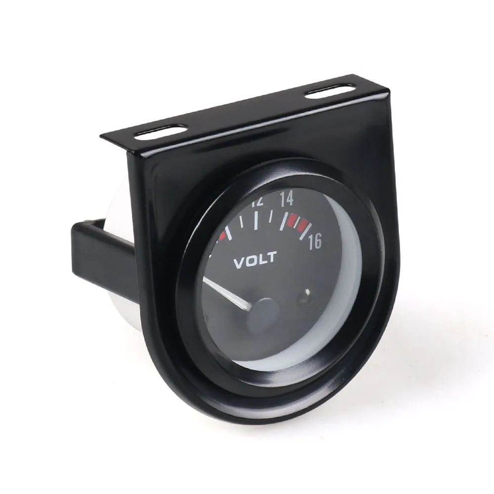 Car Gauge 12V Universal Voltmeter 52mm Automotive Voltage Meter 8-16V Car Gauge Car Voltmeter