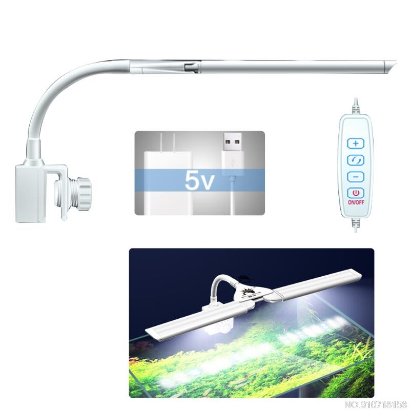 Ampoule LED à clipser pour Aquarium 100-240V, lumière blanche, éclairage pour croissance de plantes aquatiques, directe D18 20: A-US