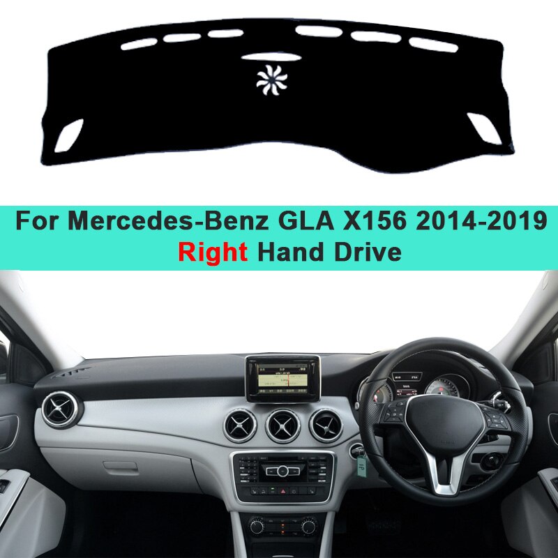 Car Dashboard Cover DashMat For Mercedes Benz GLA X156 GLA180 GLA200 GLA220 GLA250 220 220d AMG