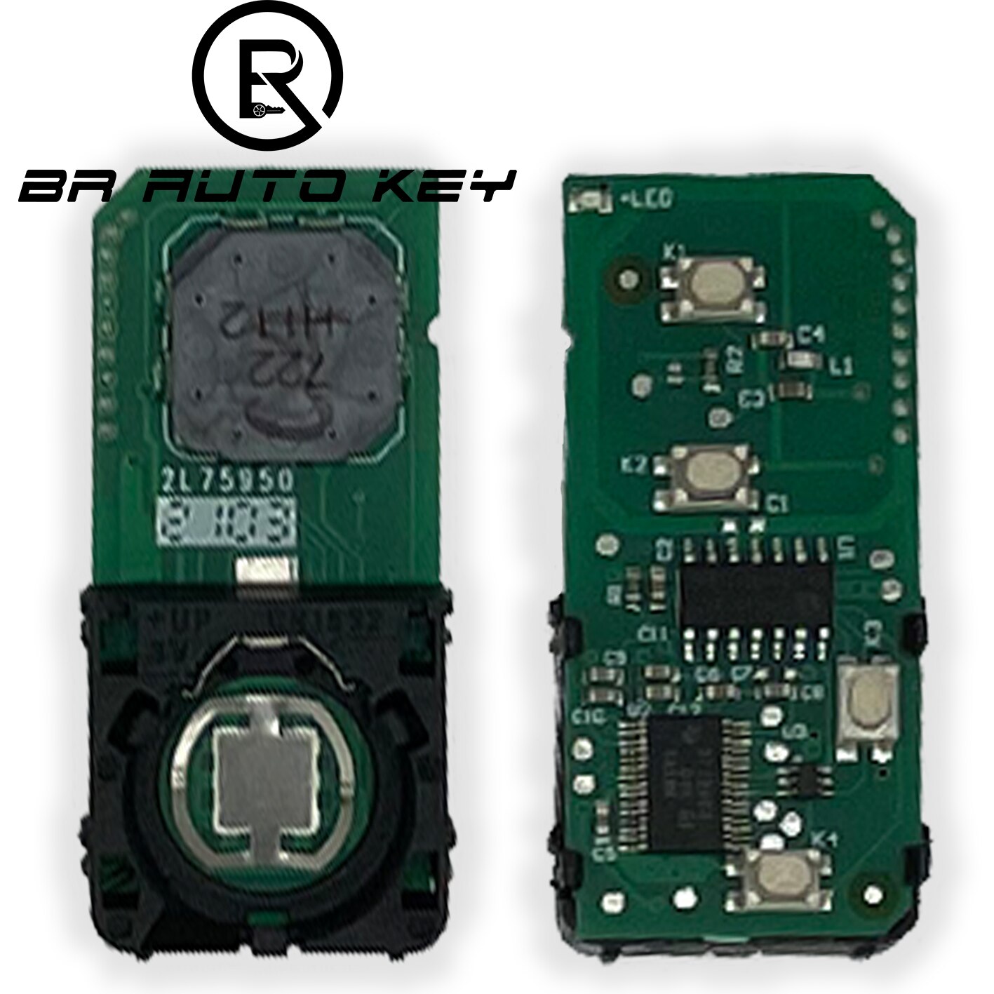 3buttons 433MHz Keyless Smart Remote key Fob for Toyota Land Cruiser LC200 B77EA A433