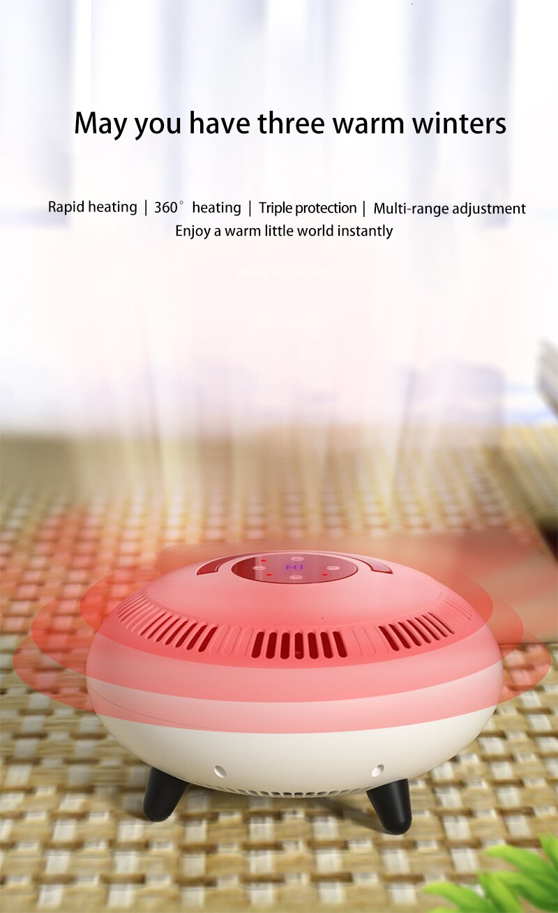 Elektrische huisverwarming infrarood 2000w draagbare luchtverwarmer warme ventilator handige verwarmingskachel radiator met op afstand regelbare thermostaat