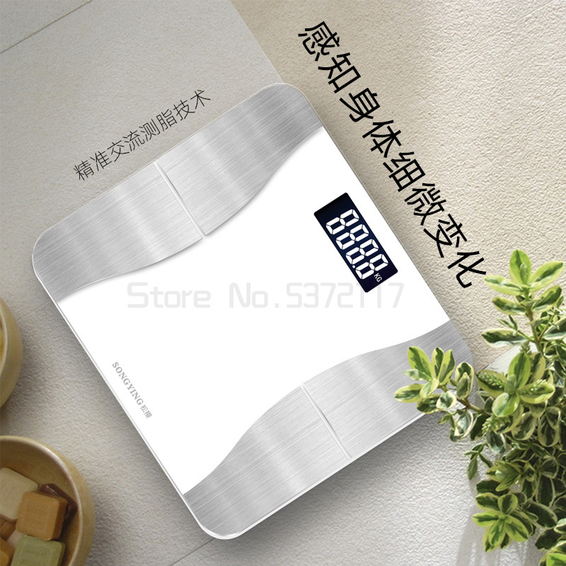 Bilancia per grasso bluetooth APP intelligente in bilancia elettronica di precisione cinese e inglese bilancia per la saluto del grasso corporeo peso acqua grassa