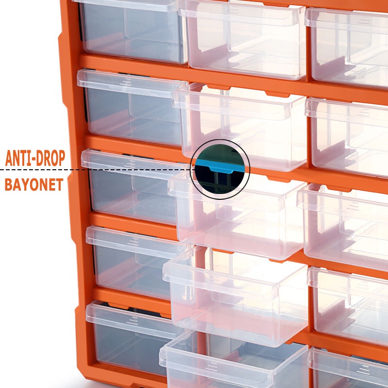 LEADLOONG Type de tiroir pièces armoire boîte de retournement pièces en plastique boîte boîte à vis armoire à outils boîte de matériel