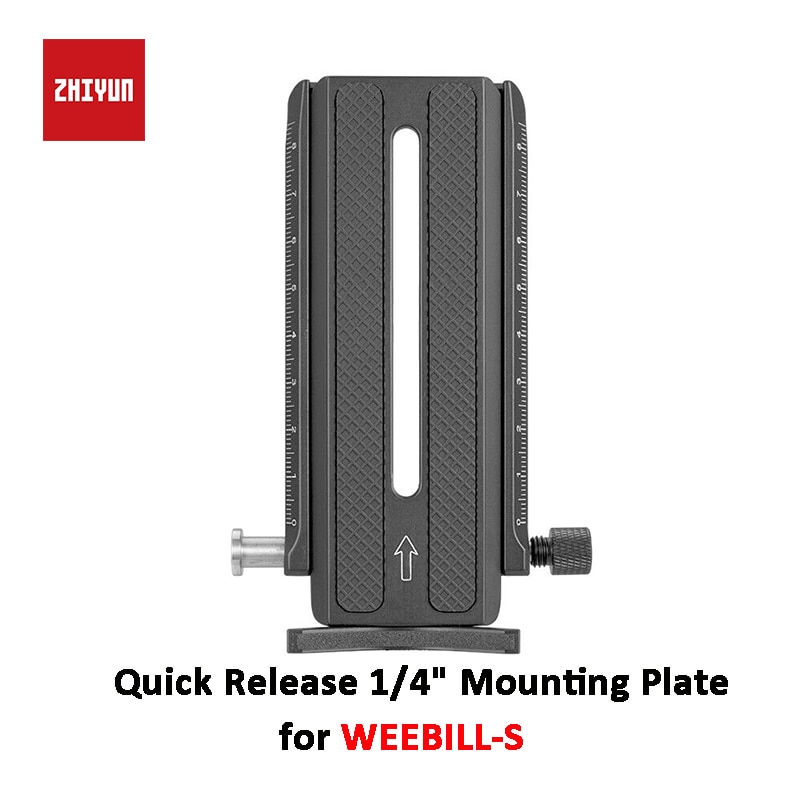 Zhiyun Officiële Quick Release 1/4 "Montageplaat Voor WEEBILL-S/Weebill Lab Gimbal Handheld Stabilizer