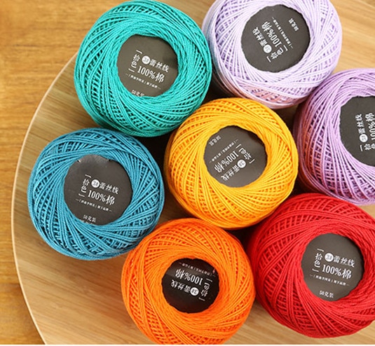 20g laine soie épaisse Crochet fil dentelle Wayuu sac main-bricolage Crochet été coton Fine laine à tricoter