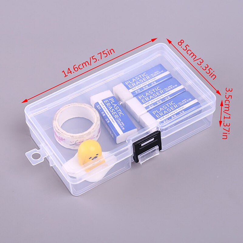 Practical Component Screw Jewelry Storage Box Transparent Toolbox Plastic Container Box for Tools Case Screw Sewing PP Boxes