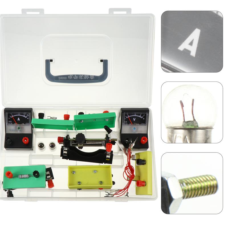 1Set Physics Experiment Equipment Electricity Learning Kit Physics Teaching Aids