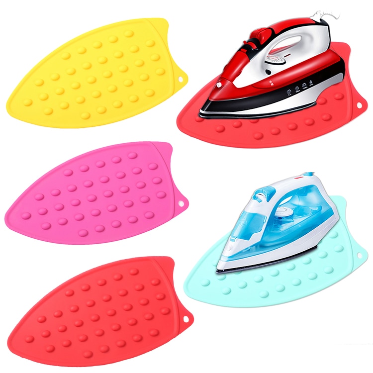 Table Decoration Iron Pad Ironing Board Heat Resistant Iron Mat Dotted Table Mat Portable Silicone Iron Rest Pad Placemat