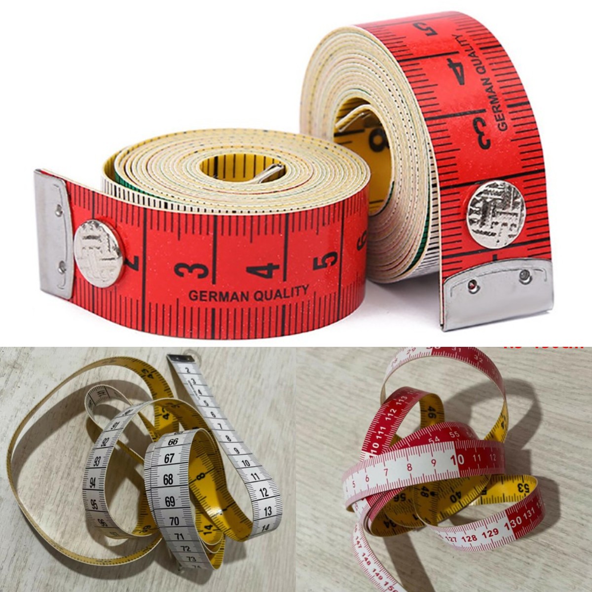 150/200Cm Dubbelzijdige Body Meetlint Liniaal Naaien Kleerband Mini Naaister Maat Voor Naaimeter Naaien Meetlint
